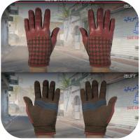 【STEAM】-国服-完美平台-Csgo2-游戏装备交易-驾驶手套（★） | 深红织物 (久经沙场)