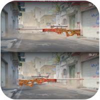 【STEAM】-国服-完美平台-Csgo2-游戏装备交易-AWP（纪念品） | 九头金蛇 (崭新出厂)