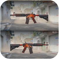 【STEAM】-国服-完美平台-Csgo2-游戏装备交易-M4A4（StatTrak™） | 咆哮 (破损不堪)