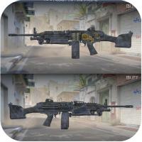 【STEAM】-国服-完美平台-Csgo2-游戏装备交易-M249（纪念品） | 夜半棕榈 (久经沙场)