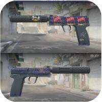 【STEAM】-国服-完美平台-Csgo2-游戏装备交易-USP 消音版（StatTrak™） | 守护者 (略有磨损)