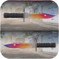 【STEAM】-国服-完美平台-Csgo2-游戏装备交易-骷髅匕首（★） | 表面淬火 (略有磨损)